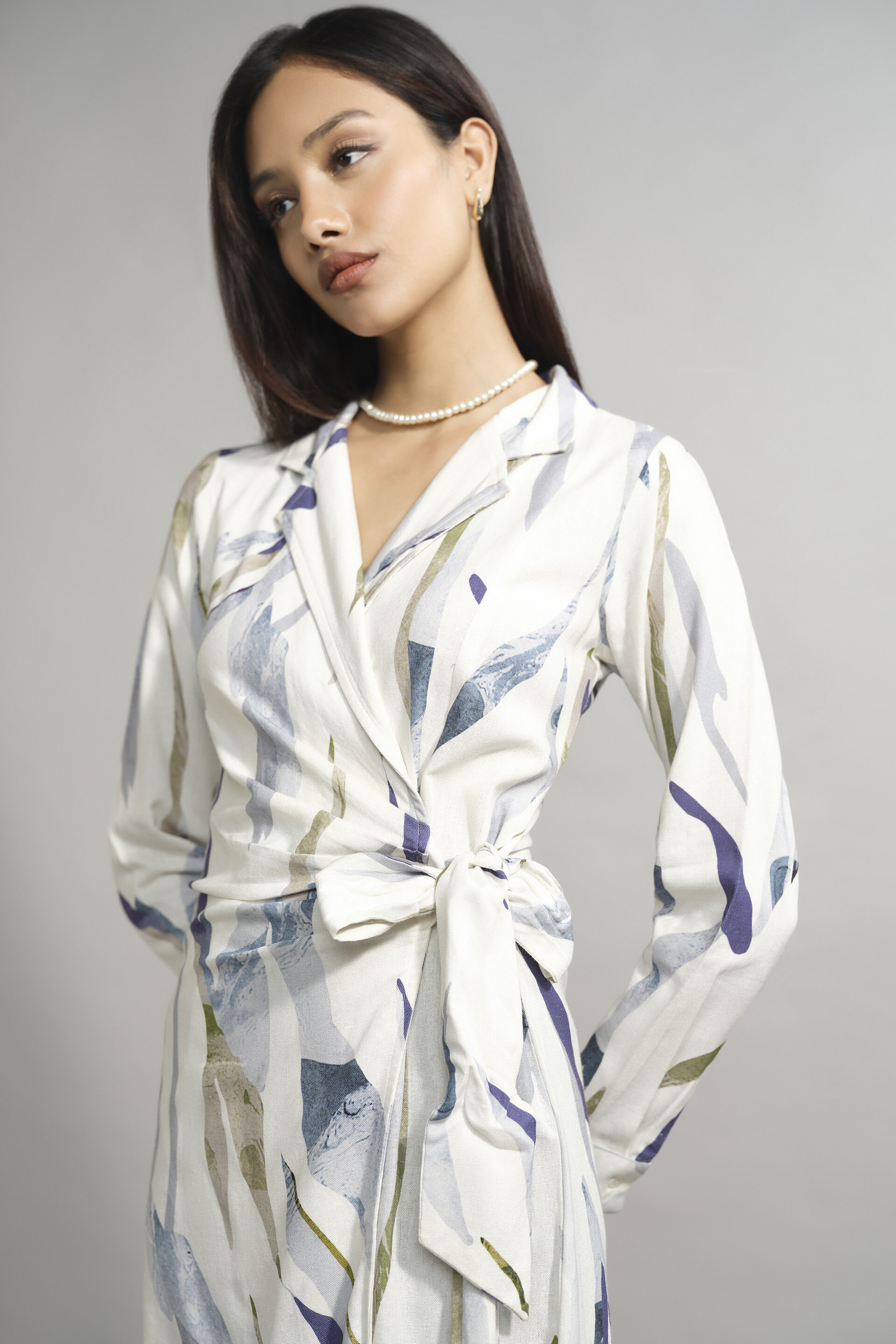 Chic In White Dress, White, image 3